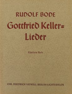 Rudolf Bode – Gottfried Keller Lieder 05